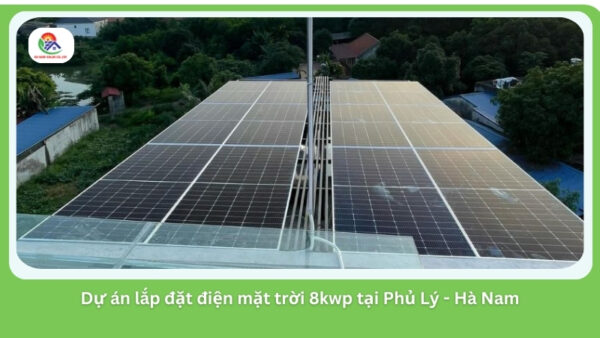 Dự án lắp đặt điện mặt trời 8kwp tại Phủ Lý - Hà Nam