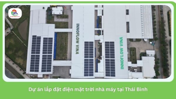 Dự án lắp đặt điện mặt trời nhà máy tại Thái Bình