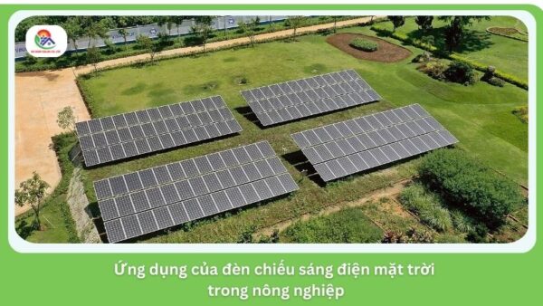 Đèn chiếu sáng điện mặt trời trong nông nghiệp là giải pháp hiệu quả