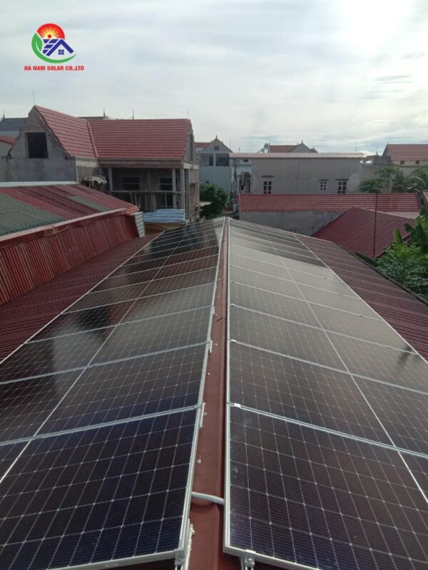 Tổng quan dự án 13.7kW điện mặt trời bám tải tại Hà Nội