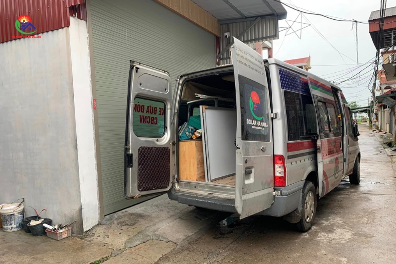 Lắp đặt dự án 13.7kW điện mặt trời bám tải tại Hà Nội