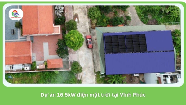 Dự án 16.5kW điện mặt trời tại Vĩnh Phúc
