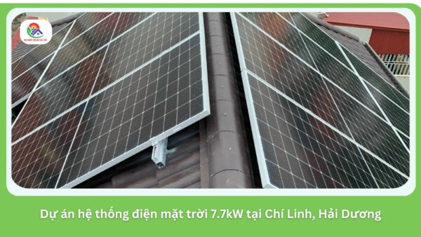 Dự án 7.7kW điện mặt trời tại Mê Linh, Hà Nội