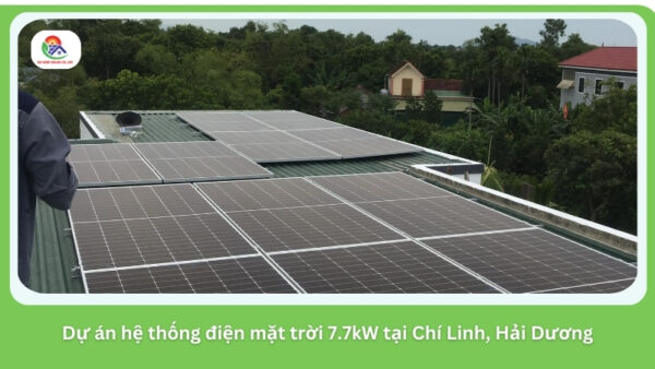 Dự án điện mặt trời 6.6kW lưu trữ tại Hà Tĩnh