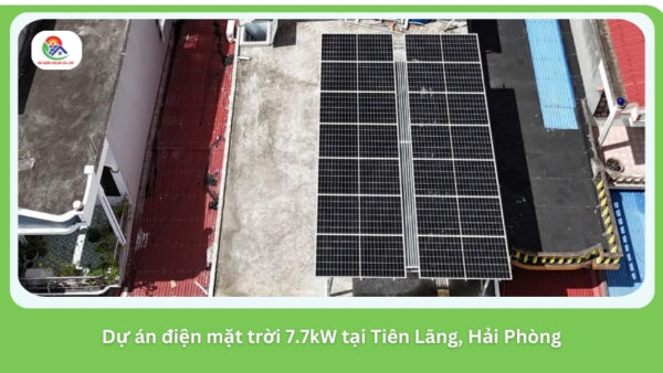Dự án điện mặt trời 7.7kW tại Tiên Lãng, Hải Phòng